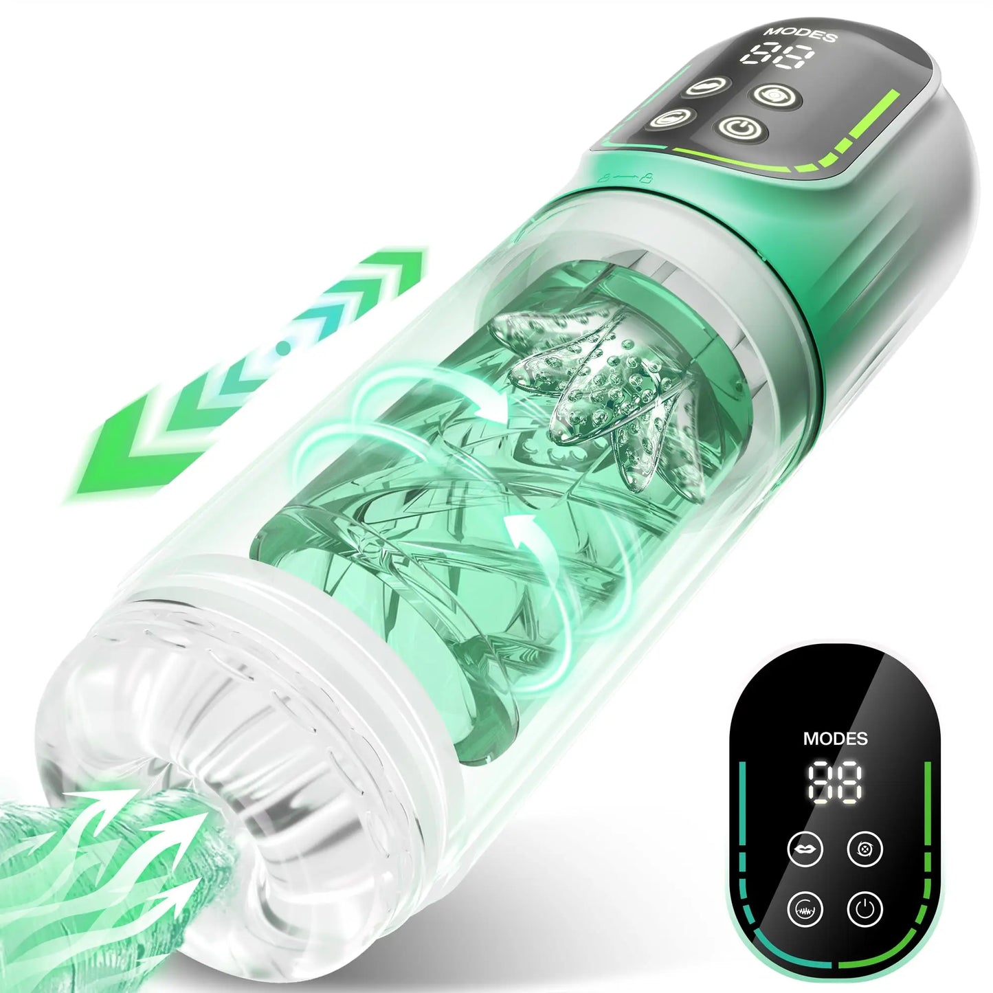Automatic Male Wellness Device | Thrusting Rotating Sucking Penis Pump Massager