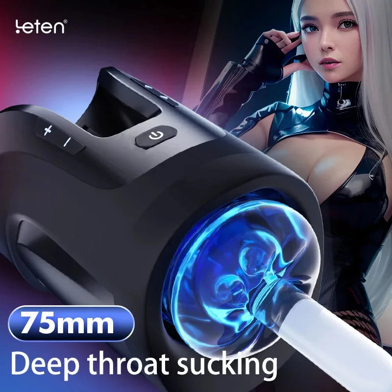 THRUSTING-PRO Male Masturbator – Auto Sucking Heating & High-Speed Thrusting Cup