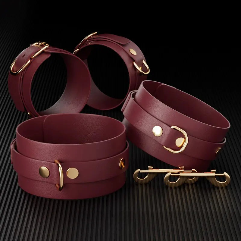 SM Sex Products Kits Bondage Gear Collar Erotic Bundle Blindfold Whip Sex BDSM