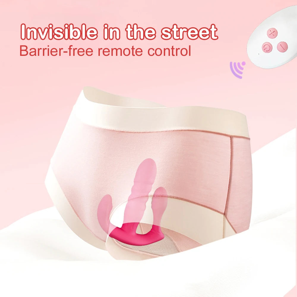 3-in-1 Wearable Panty Vibrator – Remote Control G Spot, Clitoris & Anal Massager for Women