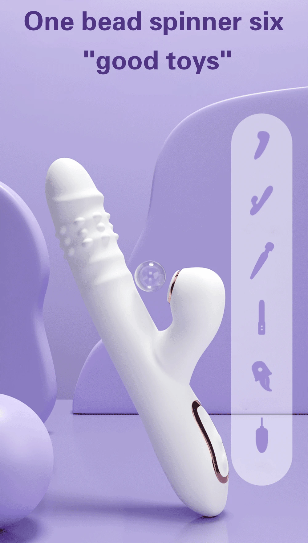 Thrusting Vibrator Dildo Rotating Telescopic Vagina G Spot Massage Sucking