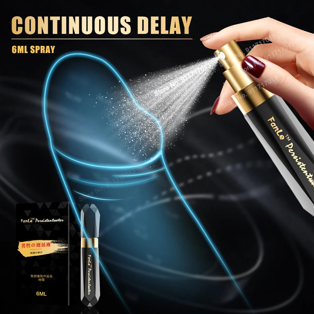 Men’s Delay Spray | Herbal Formula Non-Numbing Desensitizer | Long-Lasting Performance