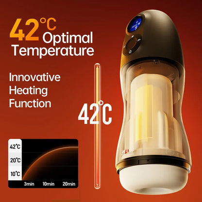 Real Voice Smart Sex Robot  Vacuum Oral Sex Sucking Automatic Cup Heating SexToy