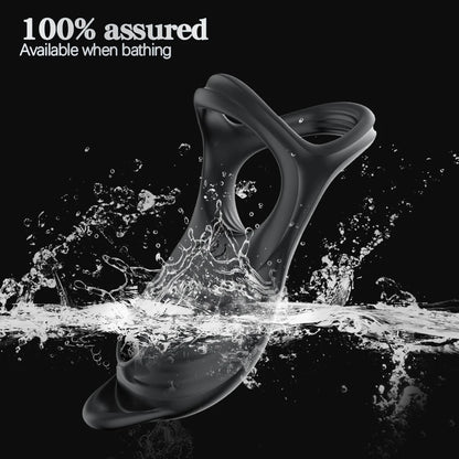 Sucking Vibrating Penis Ring – Clitoral & G-Spot Stimulator for Couples