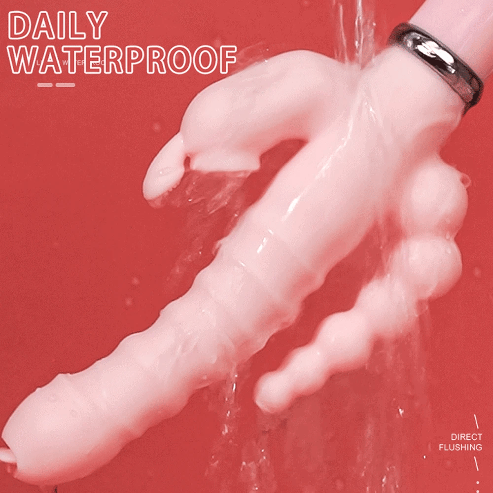 Dildo Vibrator Clitoris Stimulator Penis Anal Double Penetration Tongue Licking