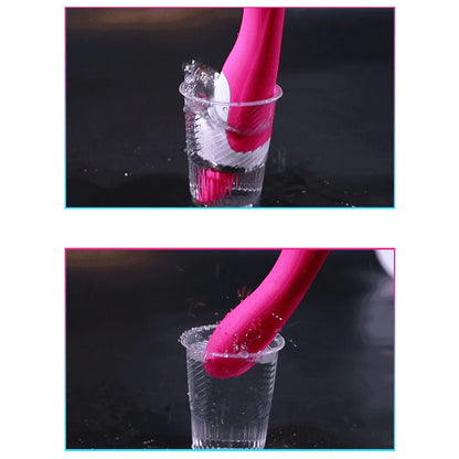 Heating Tongue Licking Dildo Vibrator｜Dual-End Sucking & G-Spot Stimulator