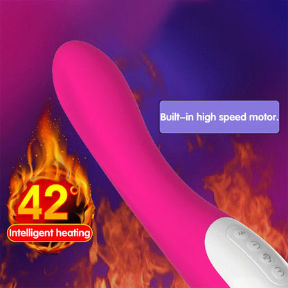 Heating Tongue Licking Dildo Vibrator｜Dual-End Sucking & G-Spot Stimulator