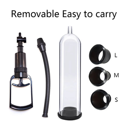 Manual Penis Pump | Vacuum Enlarger | ED Erection & Endurance Trainer