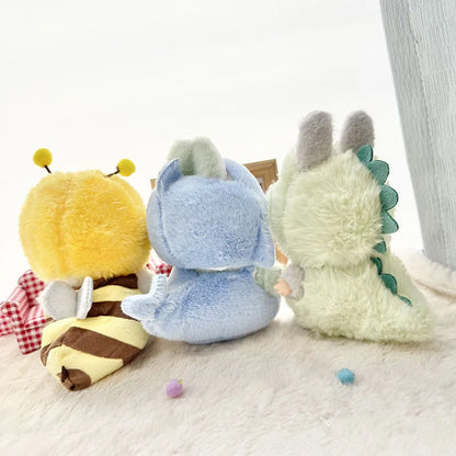 Labubu Doll Clothes – Cute Animal Onesie Penguin Shark Bee Dino for 17cm Blythe OB11 BJD