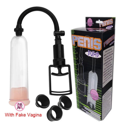 Manual Penis Pump | Vacuum Enlarger | ED Erection & Endurance Trainer