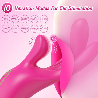 3-in-1 Finger Vibrator | 45° Adjustable | Flapping G-Spot & Clitoral Stimulator