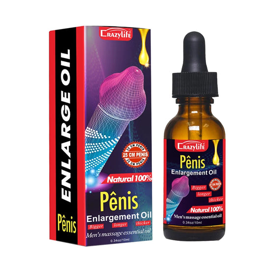 Men’s Delay & Erection Enhancement Oil Penis Massage Liquid Performance Care