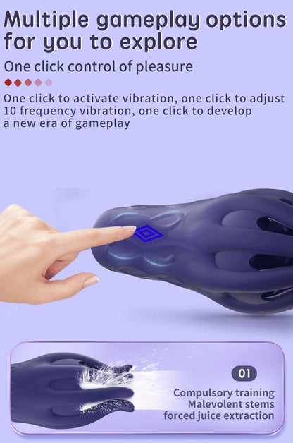 ED-Support Vibrating Glans Trainer | Harden & Delay Ejaculation | Soft Fingertip