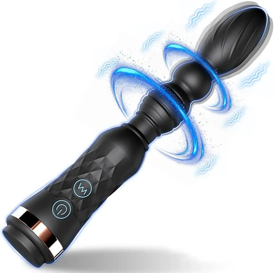 Anal Plug Vibrator for Women – G-Spot & Clitoris Stimulator, Beginner Butt Plug Beads