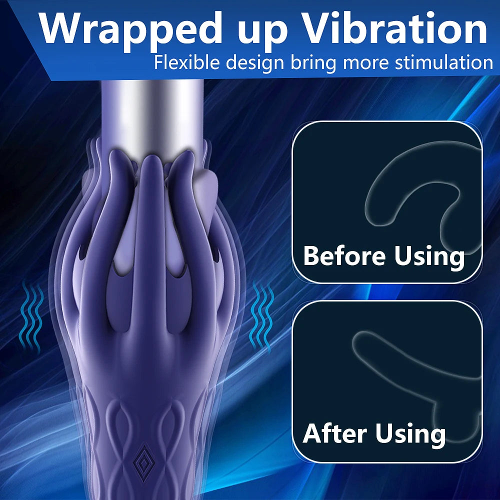 ED-Support Vibrating Glans Trainer | Harden & Delay Ejaculation | Soft Fingertip