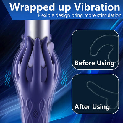 ED-Support Vibrating Glans Trainer | Harden & Delay Ejaculation | Soft Fingertip