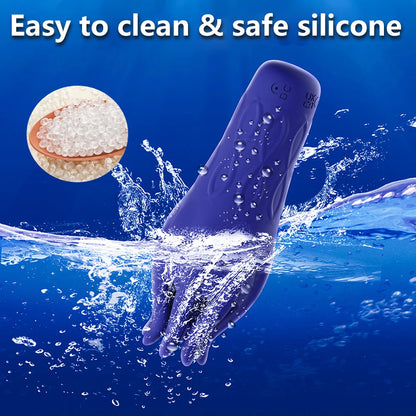 ED-Support Vibrating Glans Trainer | Harden & Delay Ejaculation | Soft Fingertip