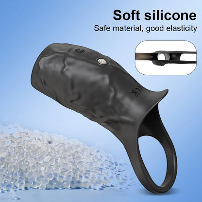 Vibrating Penis Sleeve & Triple Cock Ring｜ED Supports for Men
