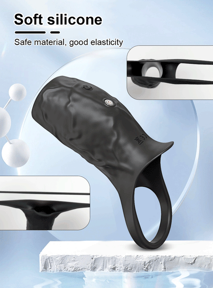 Vibrating Penis Sleeve & Triple Cock Ring｜ED Supports for Men