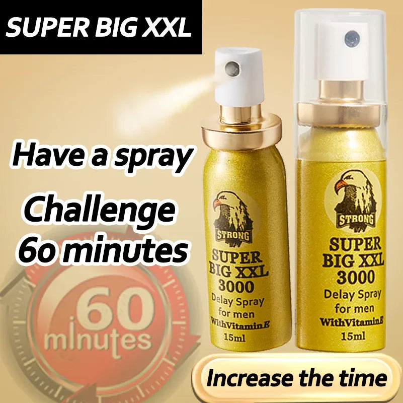 Men’s Premium Delay Spray｜Imported Formula｜Fast-Absorbing, Invisible Long-Lasting (15ml)