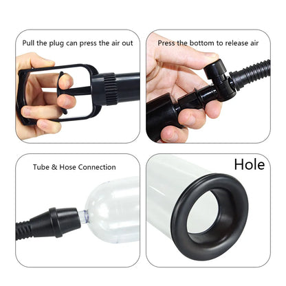 Manual Penis Pump | Vacuum Enlarger | ED Erection & Endurance Trainer