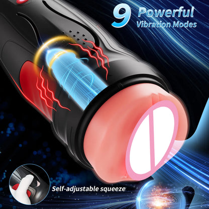 Automatic Squeezable Male Masturbator Cup｜ED Supports Pleasure Toy