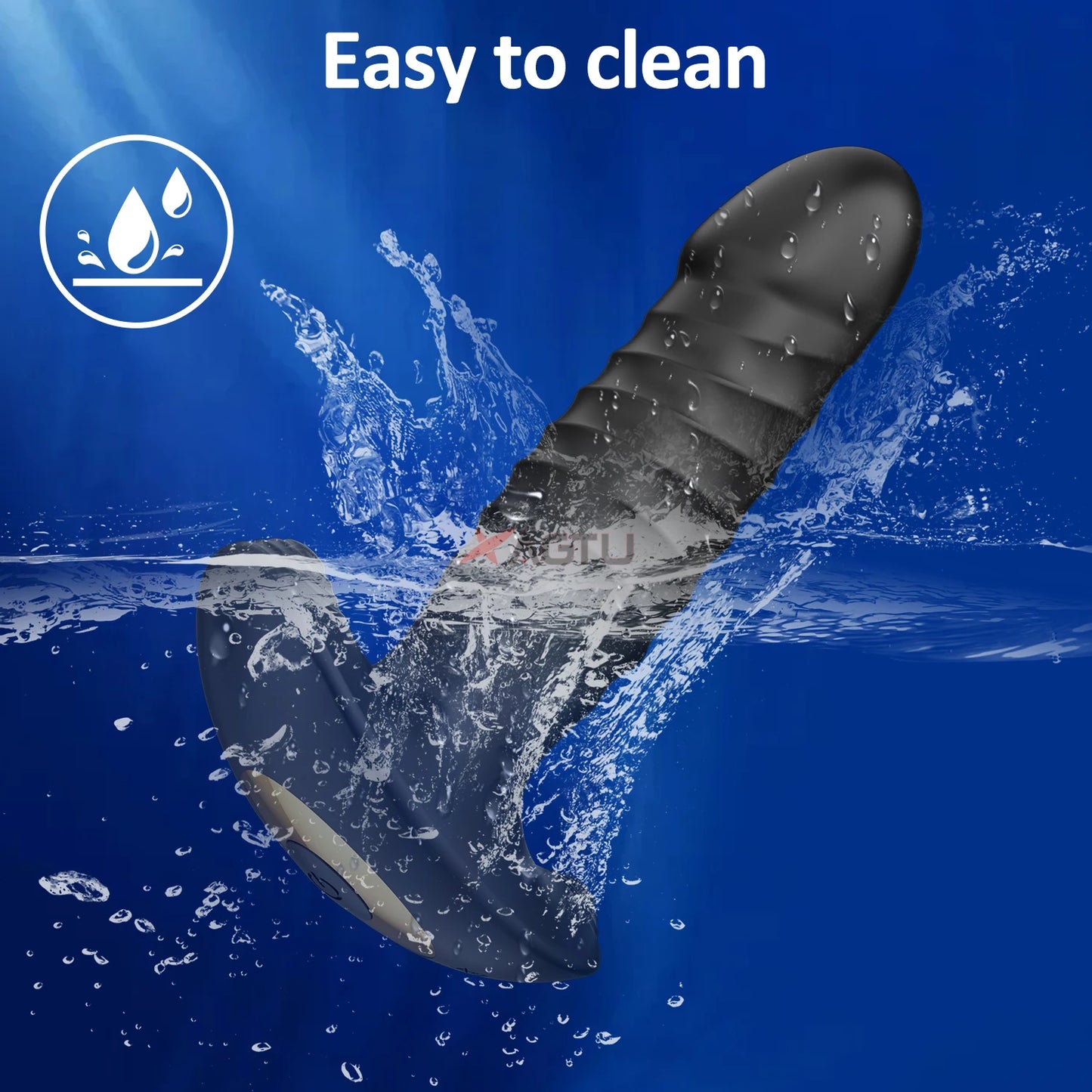 APP Control Thrusting Prostate Massager Vibrator Anal Plug Telescopic Butt Plug