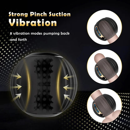 Automatic Male Masturbator | Thrusting & Rotating Sleeve | ED Supports