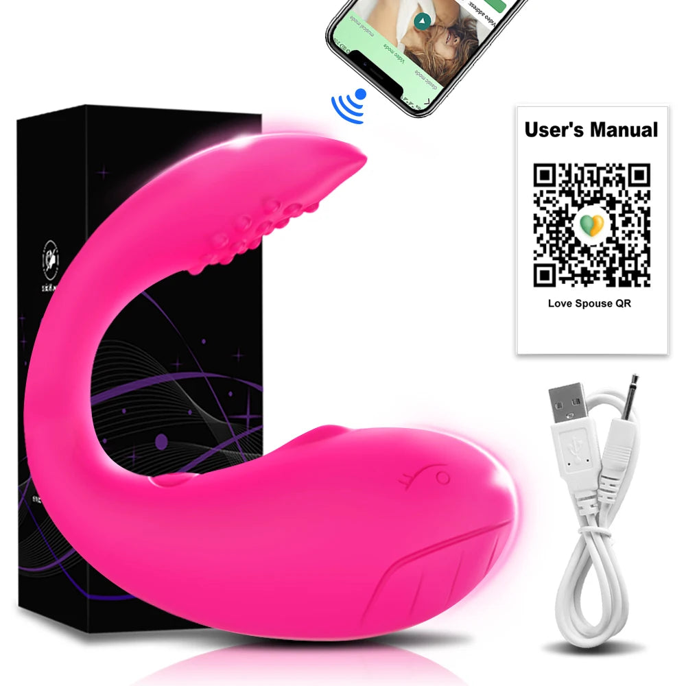APP Bluetooth Control Vibrator for Women Clitoris G Spot Dildo Massager Sex Toys