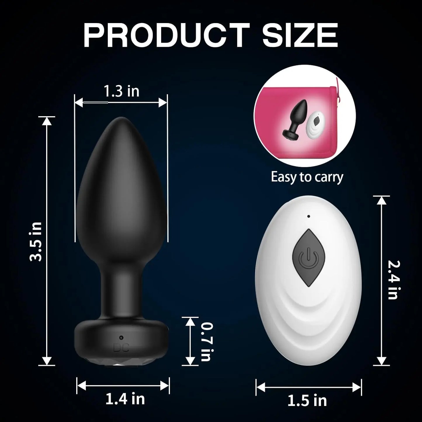 Men’s Prostate Health Massager – Remote Anal Vibrator for Pelvic Wellness & Comfort