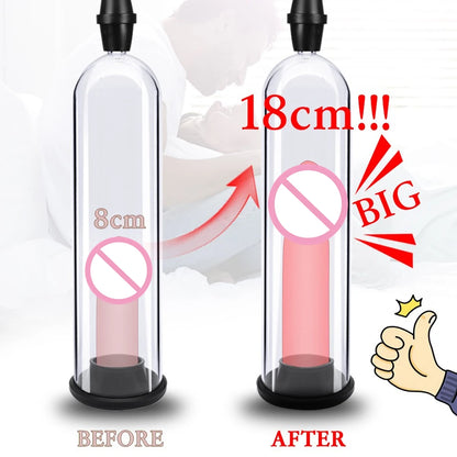 Manual Penis Pump | Vacuum Enlarger | ED Erection & Endurance Trainer