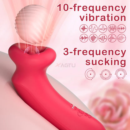 Oral Sucking Vibrator Sucker Clit Clitoris Stimulator Female Nipple Vacuum 18+