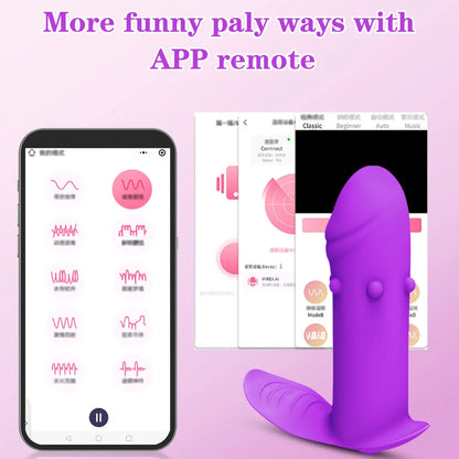 APP Control Wearable Panty Vibrator｜Hands-Free G-Spot & Clitoral Stimulation