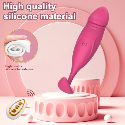Realistic Silicone Dildo Vibrator | 10 Powerful Modes | Waterproof USB Rechargeable