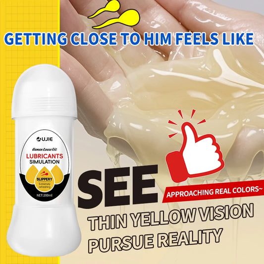 Imitation Semen Lubricant Love Gel Water Based Vaginal Anal Lubricantion Oil Sex Toys