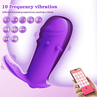 APP Control Wearable Panty Vibrator｜Hands-Free G-Spot & Clitoral Stimulation