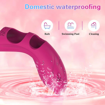 Clitoral G Spot Finger Vibrator 10Speed Clit Nipple Massager Stimulator Sex Toys