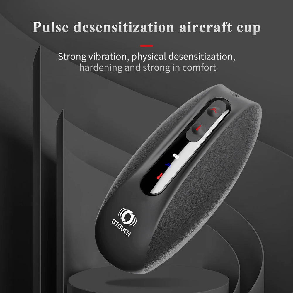 OTOUCH Deven Masturbator Sex Man Pulse Strike Double Vibration Glans Penis Massager Trainer Male Masturbation Goods For adults