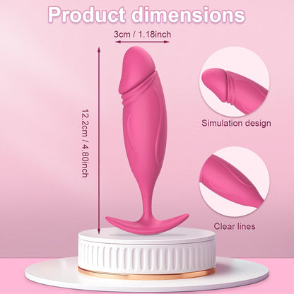 Realistic Silicone Dildo Vibrator | 10 Powerful Modes | Waterproof USB Rechargeable