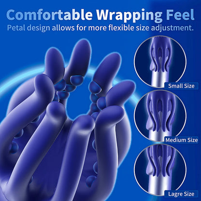 ED-Support Vibrating Glans Trainer | Harden & Delay Ejaculation | Soft Fingertip