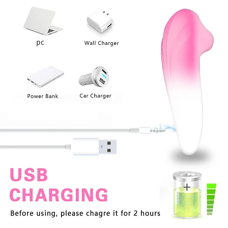Clitoris Sucking Vibrator for Women Clit Nipple Oral Vacuum Stimulator