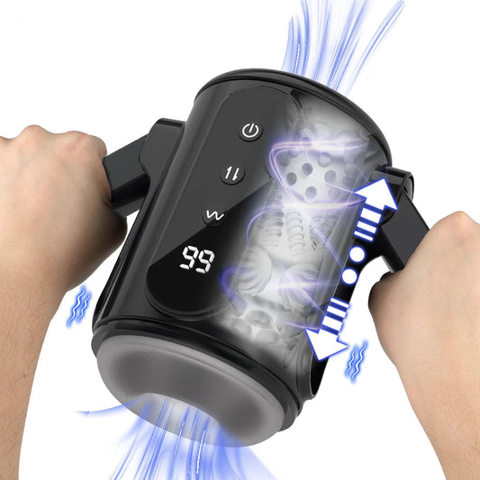 Automatic Telescopic Sucking Male Masturbator Cup｜7 Thrusting & Vibration Modes