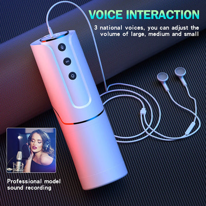 Automatic Wearable Masturbation Cup Telescopic Rotating Male ED Supports