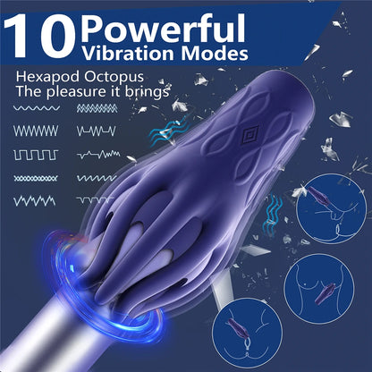 ED-Support Vibrating Glans Trainer | Harden & Delay Ejaculation | Soft Fingertip