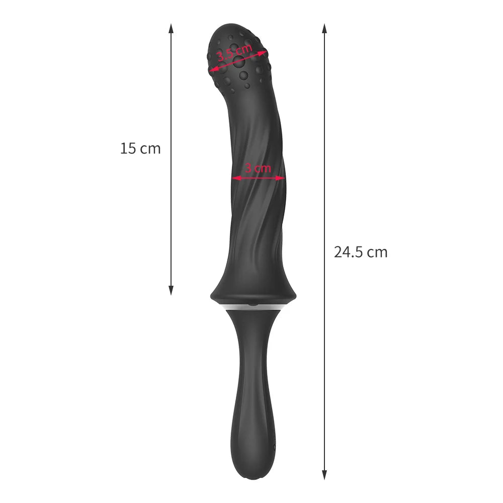 Handheld G‑Spot & Clit Vibrator – Powerful Butt Plug Massager for Couples