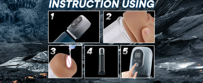 LCD Electric Penis Pump | Vacuum Enlargement Trainer | ED Erection Aid