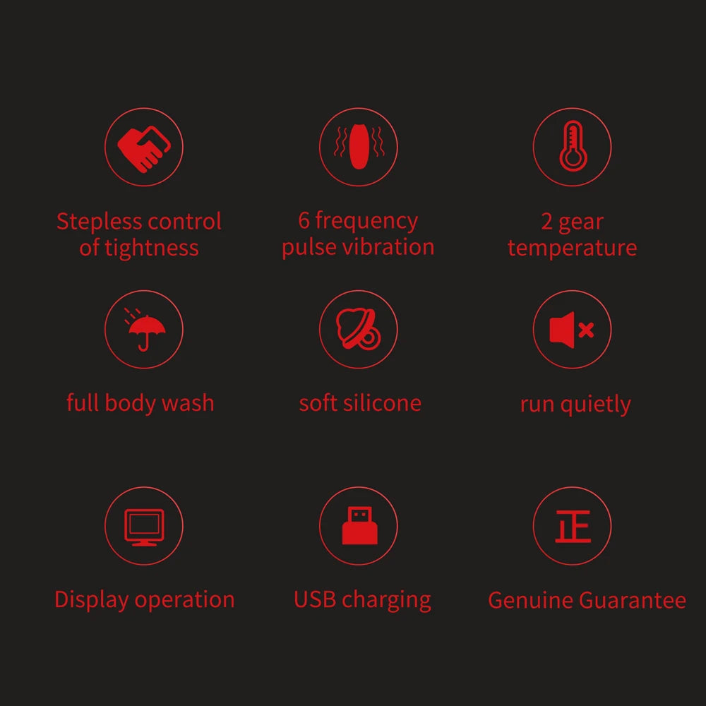 OTOUCH Deven Masturbator Sex Man Pulse Strike Double Vibration Glans Penis Massager Trainer Male Masturbation Goods For adults