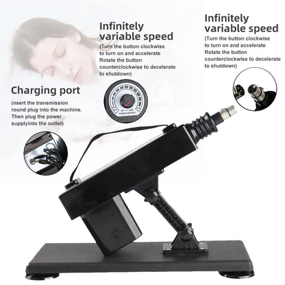 !SALE!Sex Love Machine Adult Toy Automatic Thrusting Device Masturbation Pumping Gun