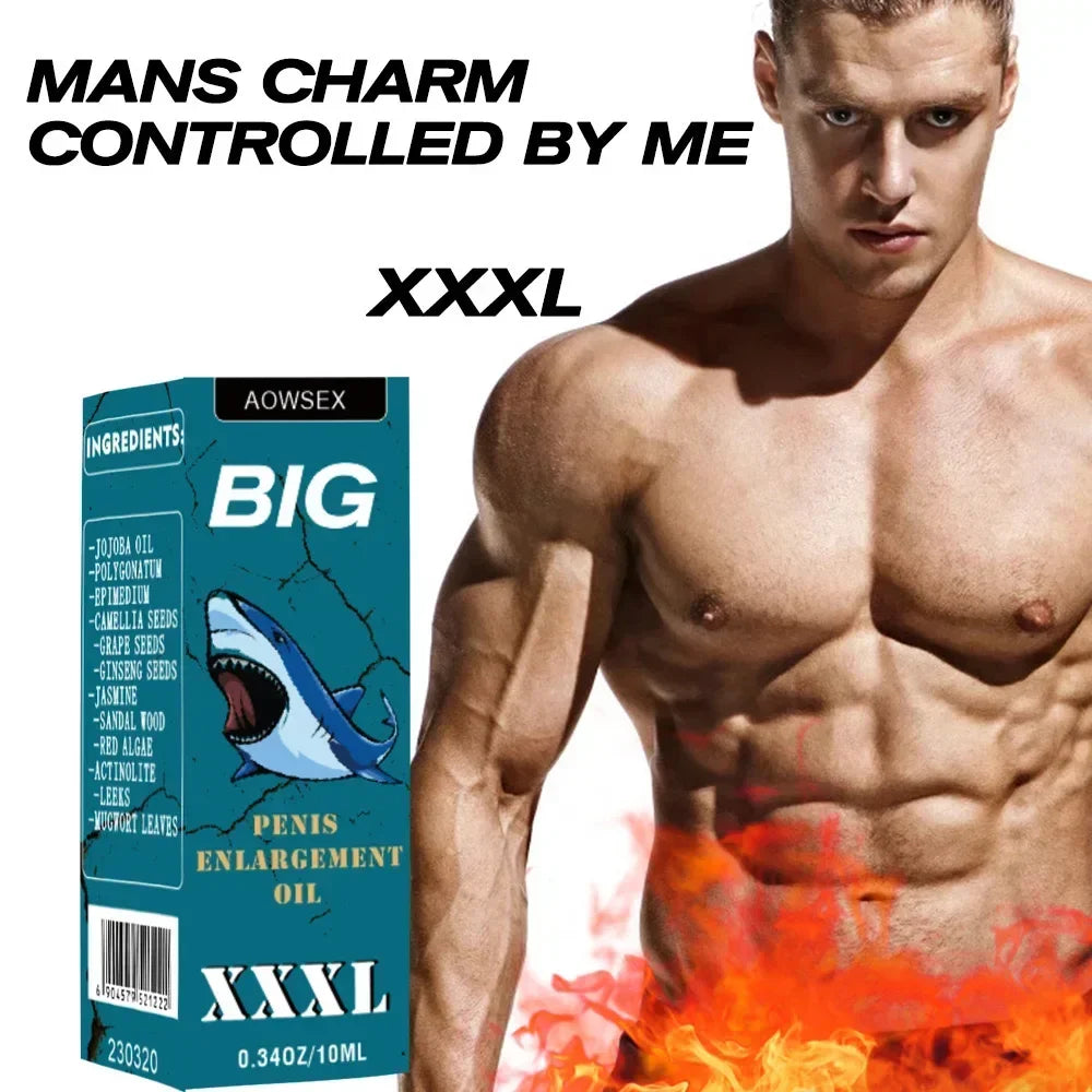 Men’s Enlargement Oil | Safe Formula | Natural Thickening & Size Enhancement