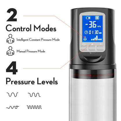 Hannibal LCD Electric Penis Pump | Enlargement Trainer | ED Support for Men